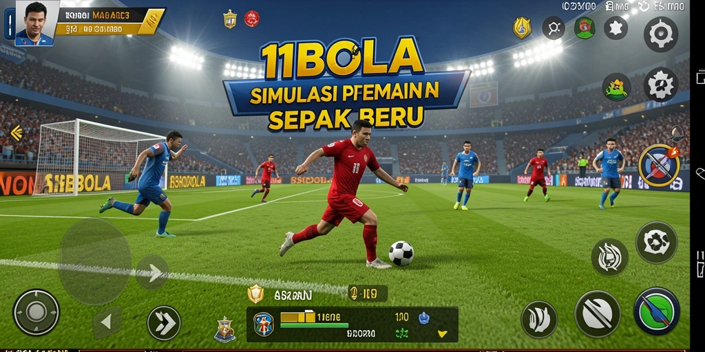 Tampilan gameplay menarik dalam game Simulation 11BOLA.