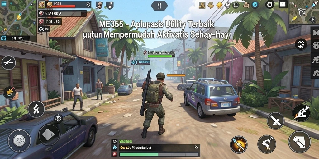 Tampilan utama ME355 yang intuitif dan menawan, cocok untuk pengguna semua kalangan.