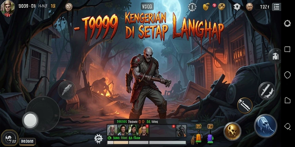 Menampilkan gameplay yang menegangkan di dunia horor T9999.